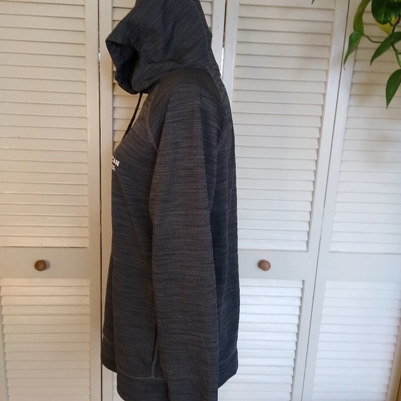 NWOTS AE Active FLEX Thermal Waffle Pullover Hoodie Gray Large American Eagle - Picture 6 of 12